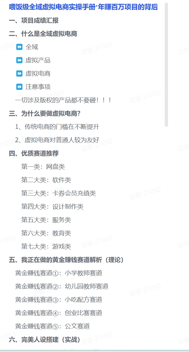 图片[1]-【2024.11.20】如何通过虚拟电商实现年入百万？(实操案例)-旺朝科技