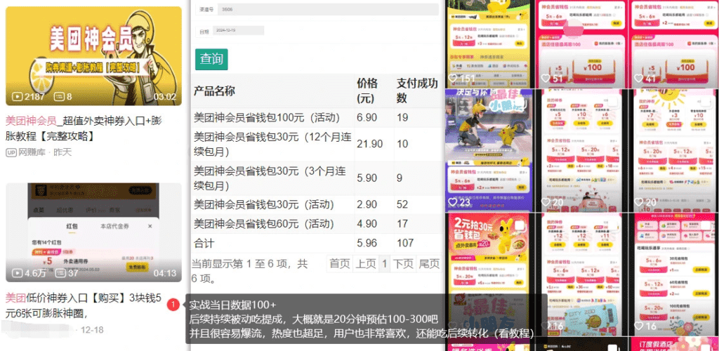 图片[1]-【2025.1.9】美团神券项目 入门级教程，外卖券膨胀推广项目 V2.0版教程-旺朝科技