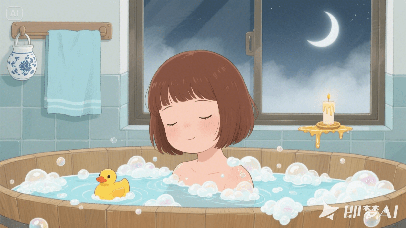 图片[3]-【2025.4.28】治愈系独居女孩小短片，即梦3.0测评-旺朝科技