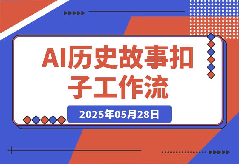 【2025.5.28】AI历史故事扣子工作流，3分钟极速生成-旺朝科技