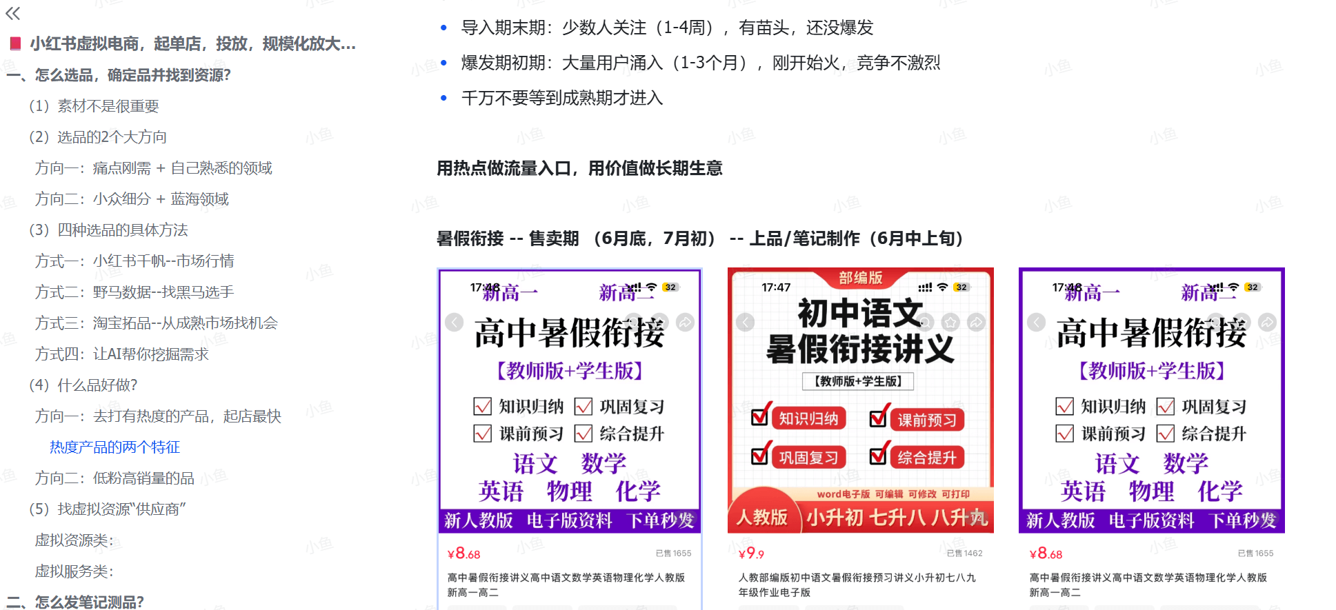 图片[1]-【2025.8.2】小红书虚拟电商从0到1：起店、投放、放大全流程拆解！-旺朝科技