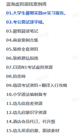 图片[1]-【2024.10.07】精选蓝海虚拟搞钱案例库-持续更新中-旺朝科技